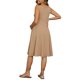 thumbnail image 3 of INSPIRE CHIC Vestidos de maternidad para mujeres, línea A sin mangas, vestido de verano con vuelo y bolsillos, talla M, color caqui, 3 of 6