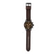 thumbnail image 3 of Reloj Fossil Nate Quartz de piel de acero inoxidable para hombre, 3 of 8