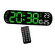 thumbnail image 2 of Reloj Despertador Digital Con Pantalla De Temperatura Para Sala De Estar, Mesita De Noche, Dormitorio, Color Verde, 2 of 5