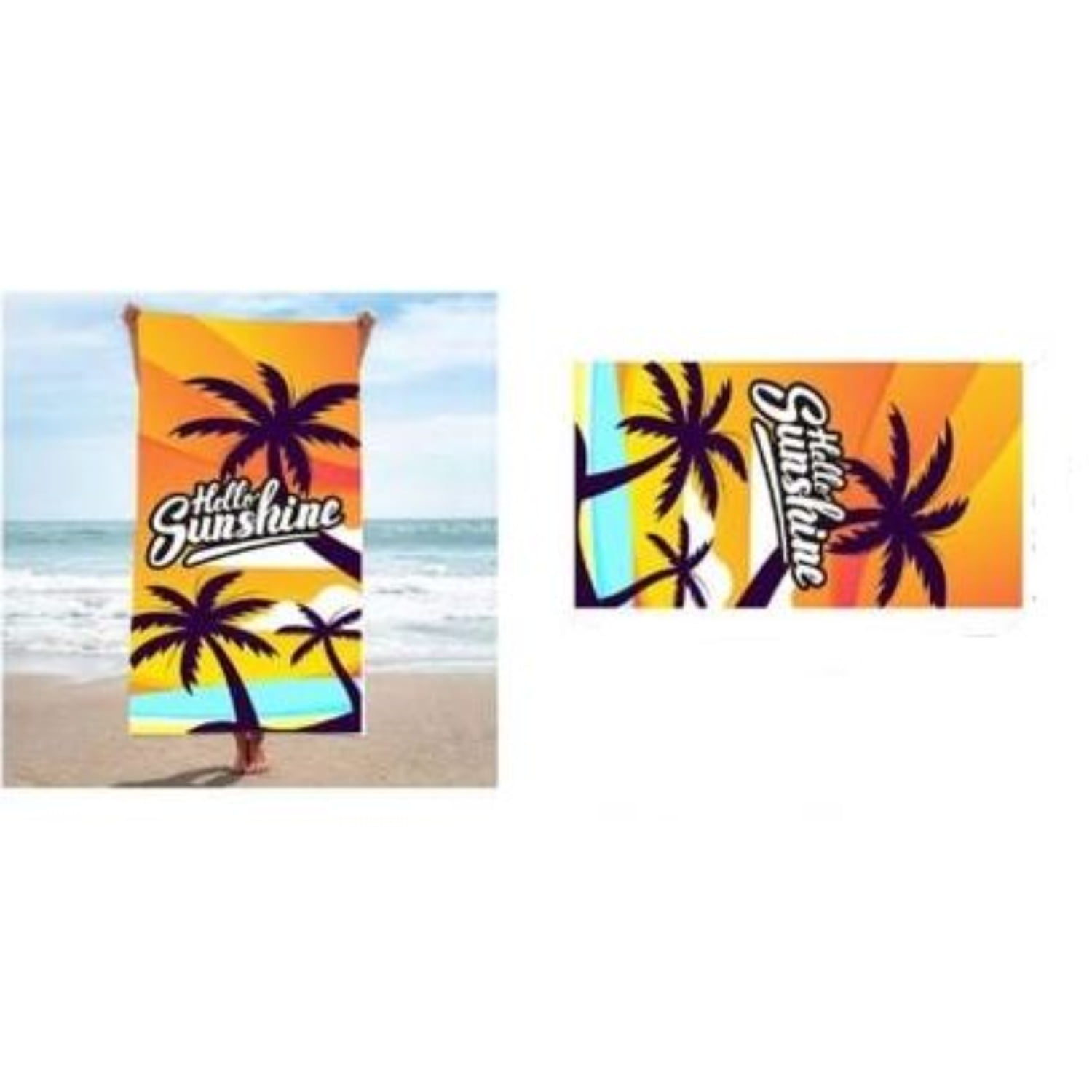 Genérico - Toalla De Playa Para Piscina Camping Playa 70cm X 140cm