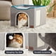 thumbnail image 4 of Cama para gatos Bedsure Cat Cave para gatos de interior con almohadilla rascadora, 4 of 7