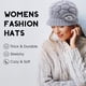 thumbnail image 4 of Gorro de invierno con ala de punto cálido, 4 of 5