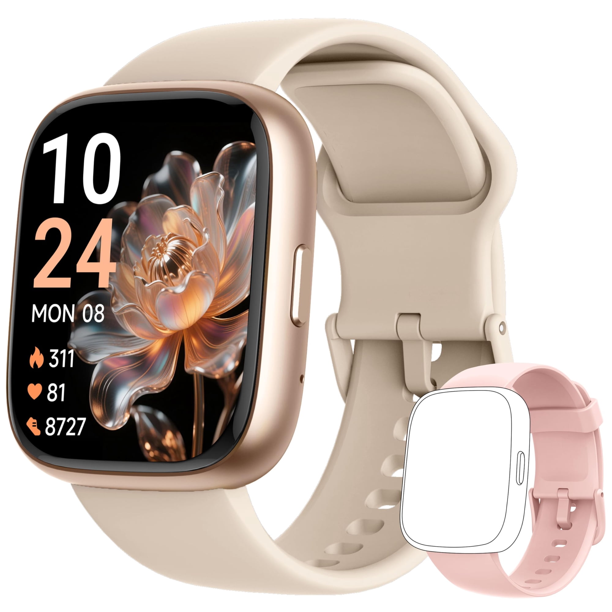 Reloj Inteligente Lodimeke 2026 Actualizado Con 2 Bandas, Funda De 44 Mm Para Alexa