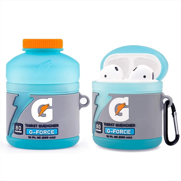 Cartoon Water Bottle Earphone Protective Case, Silicone Headphone Case For AirPods 1/2/3, AirPods Pro