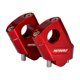 thumbnail image 1 of Universal Motocicleta Aluminio Manillar Barra Elevadora Soporte De Montaje Rojo 28 Mm, 1 of 5