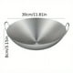 thumbnail image 3 of 1pc, Thickened Stainless Steel Wok, For Gas Stovetop And Induction Cooker, Kitchen Utensils, Kitchen Gadgets, Kitchen Accessories, Home Kitchen Items 11.81''/13.39''/14.96'', 3 of 3