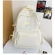 thumbnail image 1 of Solid Color Women Rucksack Large School Bag Backpack for Teenage Girls Fashion College Student Book Bag Mochilas рюкзак 가방, 1 of 3