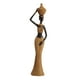 thumbnail image 3 of Estatua De Señora Tribal Africana Adorno De Resina Pieza De Arte Coleccionable Para Cafetería Estilo B, 3 of 3