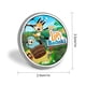 thumbnail image 2 of Lupi & Baduki-Theme Round Button Badge: Premium Metal Construction, Ideal for High-End Events 2.8 cm, 2 of 6