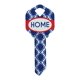 thumbnail image 2 of Llavero en blanco para armario Hillman Wackey Home, 6 unidades, plástico, azul, 2 of 3
