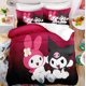 thumbnail image 1 of v2084 Bed Sheets Kawaii Comforter Bedding Sets Quilt Bed Cover Duvet Cover Pillow Case - Pieces Sets Kids Adult Size Bedroom Decoration 3-Piece Bedding Set (1 Duvet Cover + 2 Pillow Shams) Bed Sheets, 1 of 5