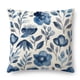 thumbnail image 1 of Funda Impresa Flores Azules Con Ramas Verdes 45x42, 1 of 3
