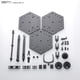 thumbnail image 2 of Base de acción Bandai Hobby Clear Action Base 4, escala 1/100, 2 of 8