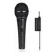 thumbnail image 1 of Micrófono Inalámbrico Profesional Dinámico Karaoke Negro, 1 of 4