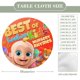 thumbnail image 2 of Loo Loo Kids theme Fitted Round Tablecloths Elastic Edged Table Covers Waterproof Table Cloth For Kitchen Holiday Party Tables Decor 150cm, 2 of 6