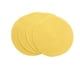 thumbnail image 2 of Juego de 4 manteles individuales redondos de algodón trenzado, antideslizantes, lavables, de 38 cm, color amarillo, 2 of 5