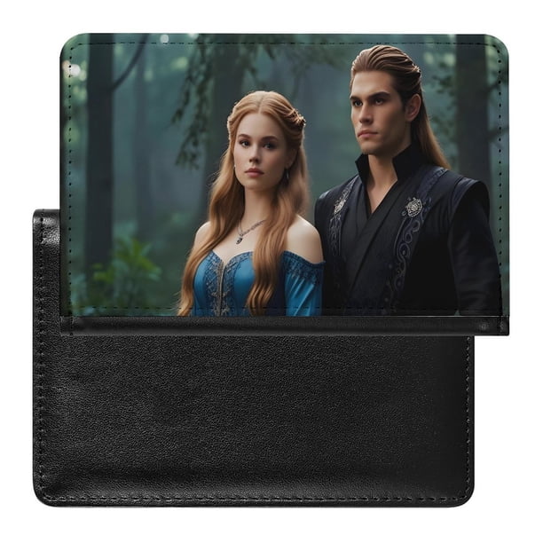 Acotar Porta Pasaporte y Cartera de Viaje Premium de Cuero PU, Funda de Pasaporte Bloqueo RFID con Ranuras para Tarjetas de Crédito, Estuche para Libro de Pasaporte para Familia 10cm × 15cm