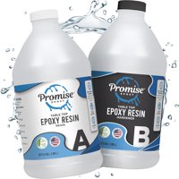 Kit De Resina Epoxi Promise Epoxy De 3,78 L, Transparente Y Resistente A Los Rayos Uv