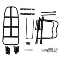 Magideal - Portaequipajes Trasero Para Bicicleta, Fácil De Instalar, Soporte De Metal Ligero, Alforjas Portátiles Universales Para Modificación De Bicicleta De C