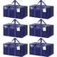 thumbnail image 1 of Bolsas de mudanza FYGRIP extra resistentes, grandes, paquete de 6, azules, 1 of 7