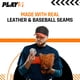 thumbnail image 5 of Pelota de entrenamiento de béisbol SHOP PLAY 9 Play9 Leather Spin, 5 of 7