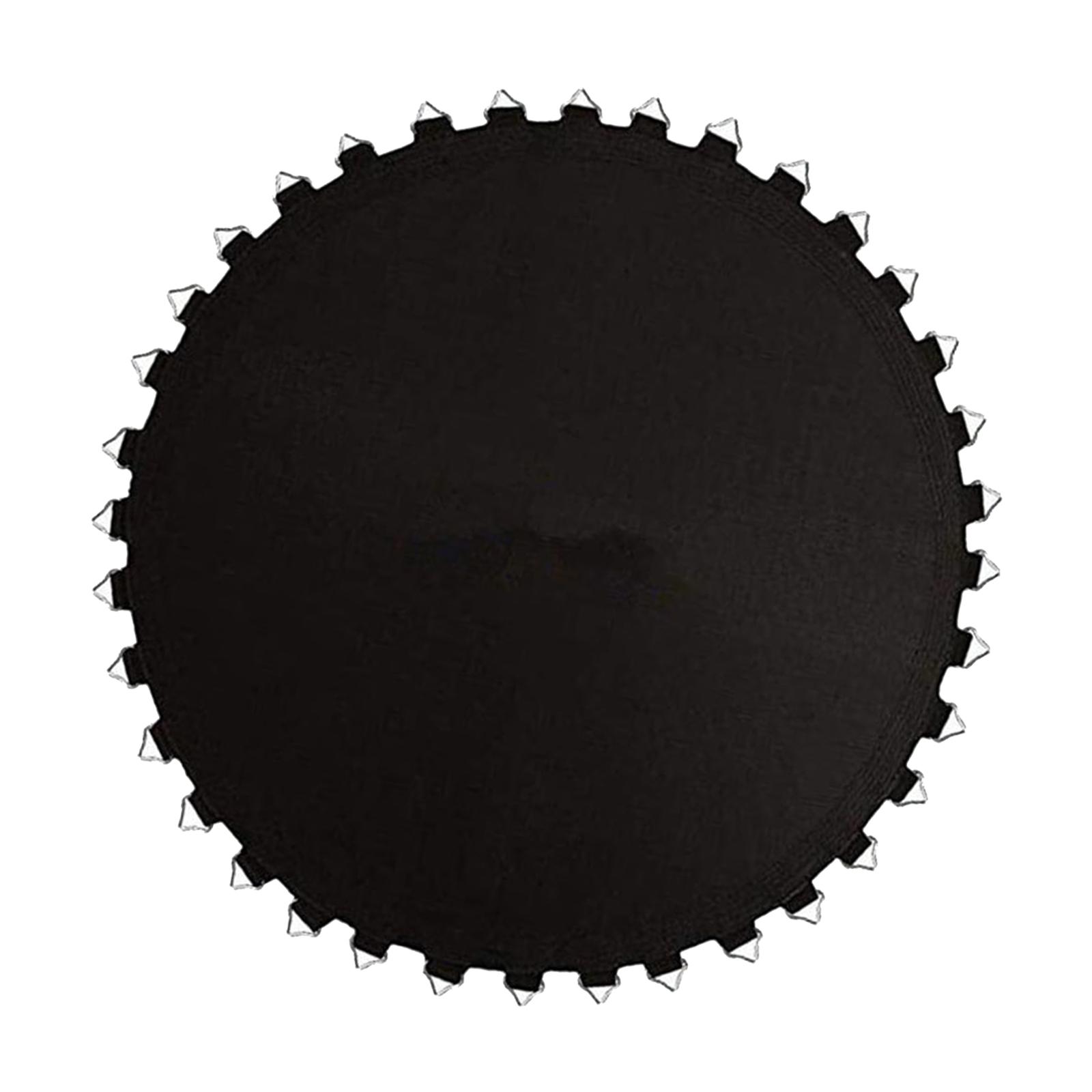 Ioensy - Estera De Trampolín Redonda De Entrenamiento, Estera De Salto De Repuesto Universal Negra, 48 Hebillas