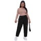 thumbnail image 2 of Jeans Mom Rotos con Cadena Plus Size negro 2XL, 2 of 4