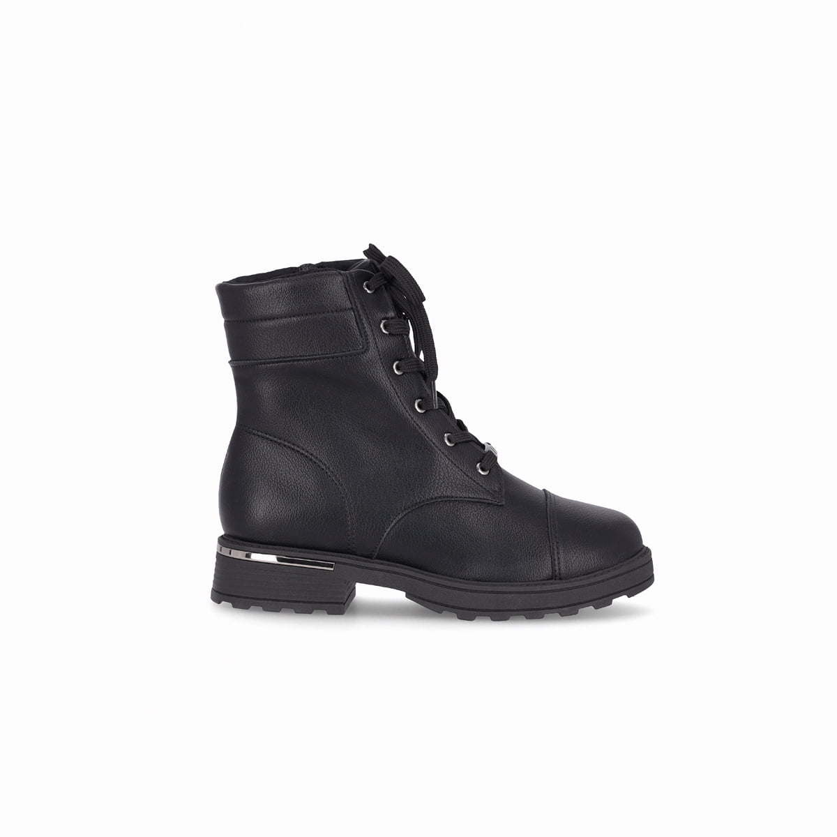 Botin Mujer Negro Gisa/cordones Piccadilly