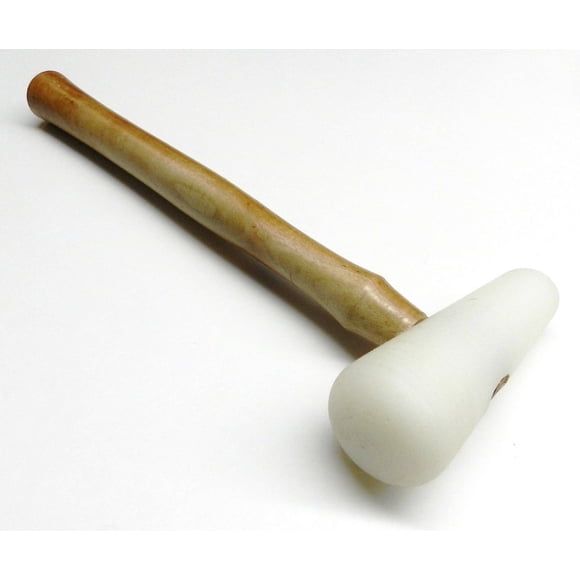 Martillo EUROTOOL HAM-394 de nylon con cara abombada de 5 cm, 225 g