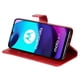thumbnail image 5 of Funda con Cremallera para Motorola MOTO E20/E30/E40, Carcasa Cartera de Cuero PU con Soporte y Tarjetero, 5 of 6