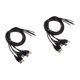 thumbnail image 2 of 10 Piezas DIY USB 2.0 A Macho Enchufe 2 Pines 2 Cables Conector De Cable De Carga De Alimentación, 2 of 5