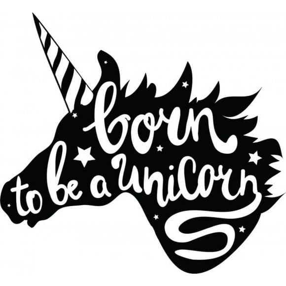 Decomural Born To Be A Unicorn Fairytale WS-44659