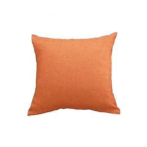 Genérico - Pack De 6 Fundas De Cojín Con Diseños Y Colores 43X43 Cm Lino Naranja