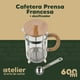 thumbnail image 3 of Cafetera Francesa 600ml Atelier Prensa Vidrio Acero Inoxidable Portatil Con Dosificador, 3 of 3