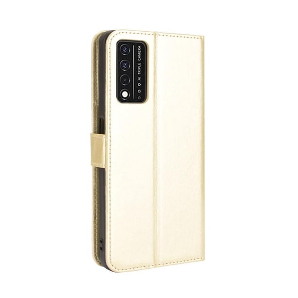 Funda tipo libro para T-Mobile REVVL V Plus 5G, cartera todo‑en‑uno, funda multifuncional con tarjetero y correa de muñeca desmontable
