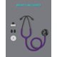thumbnail image 2 of Estetoscopio Clairre de un solo cabezal para médicos y enfermeras, color morado, 2 of 8