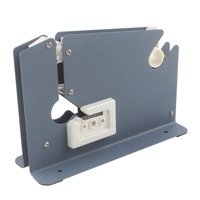 Magideal - Sellador De Bolsas De Cinta, Máquina De Bolsas De Cinta, Sellador De Cuello De Bolsas De Metal, Dispensador De Cinta Selladora Para Envasar Verduras,