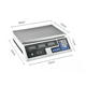 thumbnail image 2 of Balanza digital 40kg con bandeja, 2 of 3