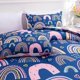 thumbnail image 5 of Lightwe-ight So-ft3 Piece R-ainbow Comfort-er Set with Pillo-w Covers, Cartoon Lo-ve Hear Suns -and Stars Bedding Set- for Gir Boy-s Kids, 5 of 5