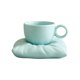 thumbnail image 5 of Taza De Café Con Asa Y Posavasos Para Decoración De Oficina En Casa, Color Azul Claro, 5 of 5