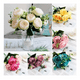 thumbnail image 3 of Peonías artificiales ramo flor seda, 3 of 3
