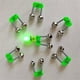 thumbnail image 1 of 28pcs campanas de pesca led barra luces para la noche - clip en las alarmas de cebo con campanas de alerta de metal doble para la pesca en hielo - 2Colors (14 rojo, 14 verde,), 1 of 3