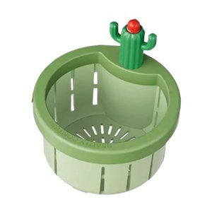 Bothyi - Colador De Fregadero De Cactus De Cocina, Tapón De Fregadero Antiolor, Escurridor De Fregadero De Cocina, Verde