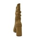thumbnail image 4 of Bota de Mujer Camel con Plataforma y Diseño Arrugado, 4 of 5