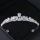 thumbnail image 1 of Gorgeous Silvery Crystal Bridal Tiara & Crown Headband - Perfect for Weddings, Parties & Proms!, 1 of 5