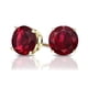 thumbnail image 2 of Aros Paris Jewelry 14k Yellow Gold Round Created Ruby 3MM, 2 of 3