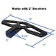 thumbnail image 4 of Eje escalonado con enganche para receptores de 5 cm, correa de remolque de 4.536 kg, 4 of 7