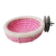 thumbnail image 4 of Nido De Pájaro Tejido A Mano Colgando Cama Para Dormir Conure Cockatoo Parrot Toys Pink, 4 of 5