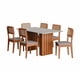 thumbnail image 1 of Juego de comedor 6 Sillas Mesa 160x90 cm Blanco - Santiago, 1 of 6
