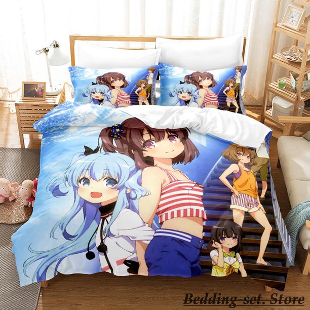 Sora No Method Celestial Method Bedding Set Bed Set Adult Kid Bedroom Duvetcover Sets Anime